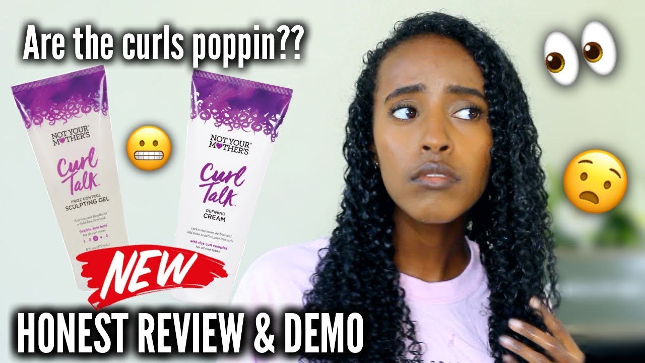*NEW* NOT YOUR MOTHER'S CURL TALK PRODUCTS HONEST REVIEW & CURLY HAIR ROUTINE | Lydia Tefera