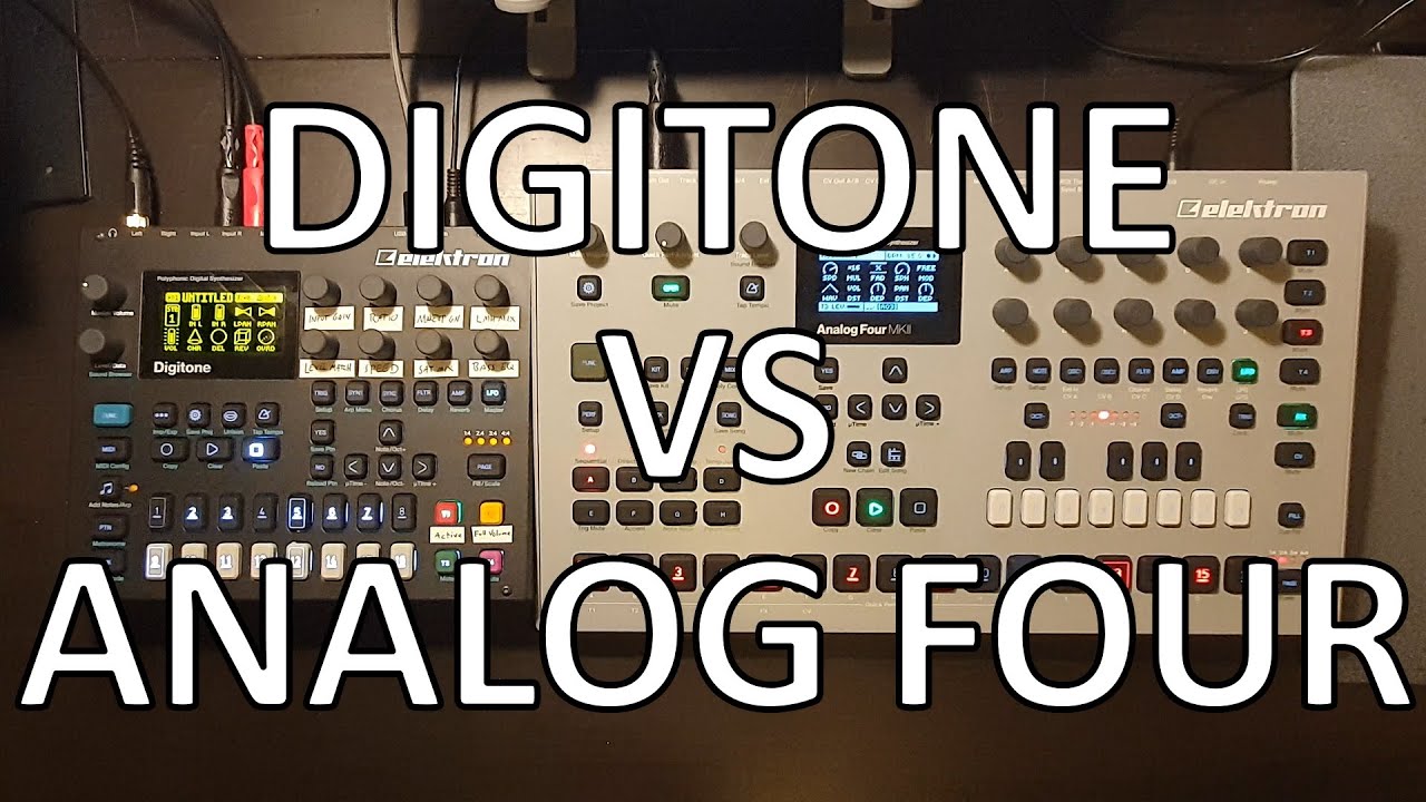Elektron Digitone против Analog Four: сравнение функций и рабочего процесса