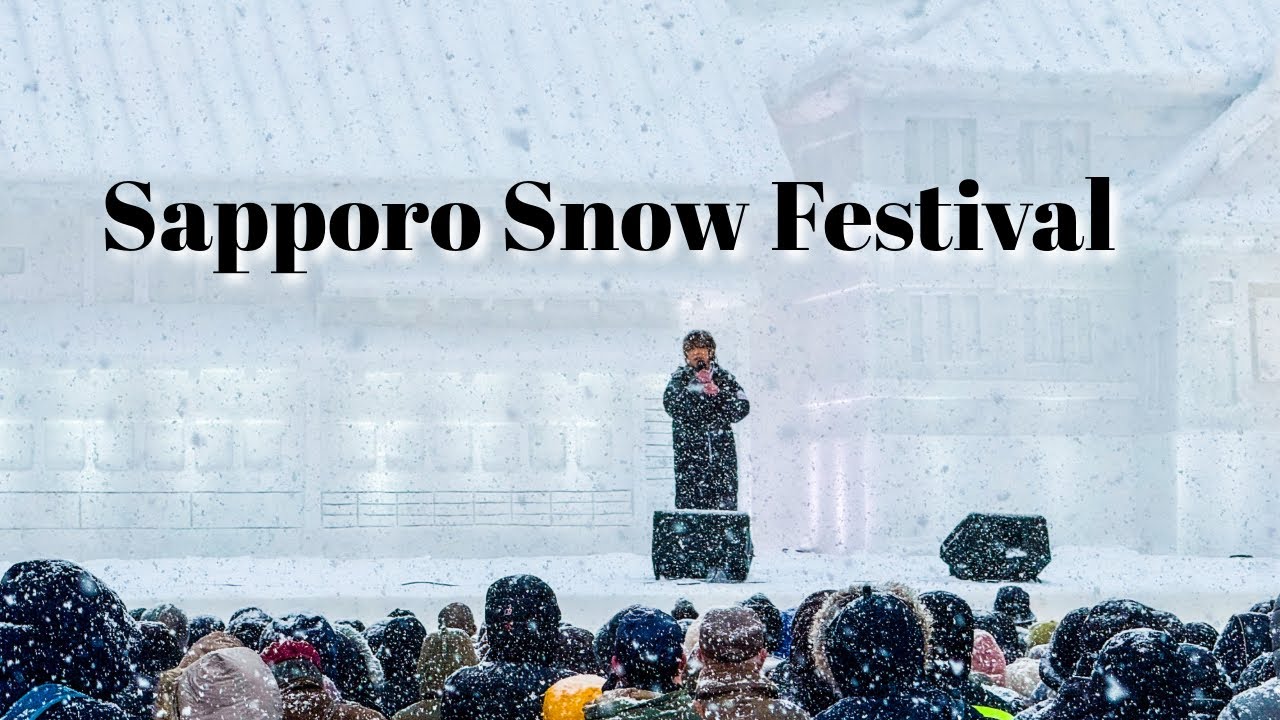 Sapporo Snow Festival 2025 and Snowstorm Experience ❄️ | Odori Park Japan