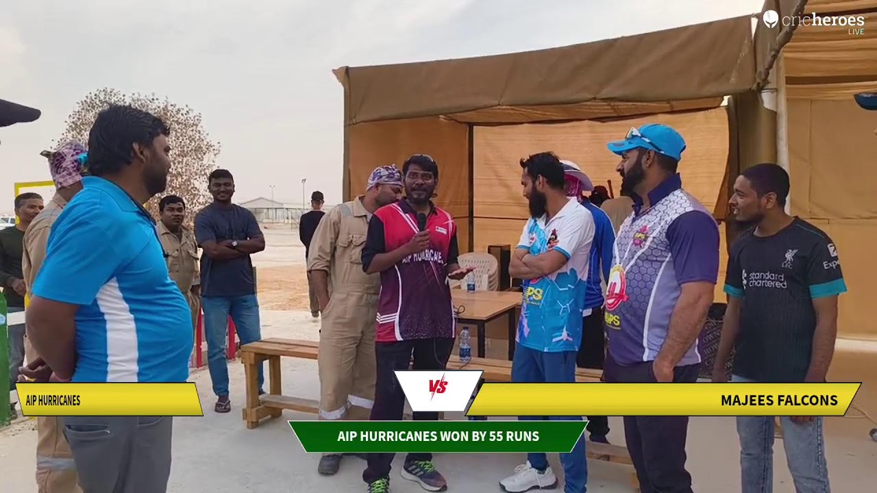 AIP HURRICANES vs MAJEES FALCONS live cricket match | OQEP CRICKET FIESTA 2026 live - GPS  Bisat Cr
