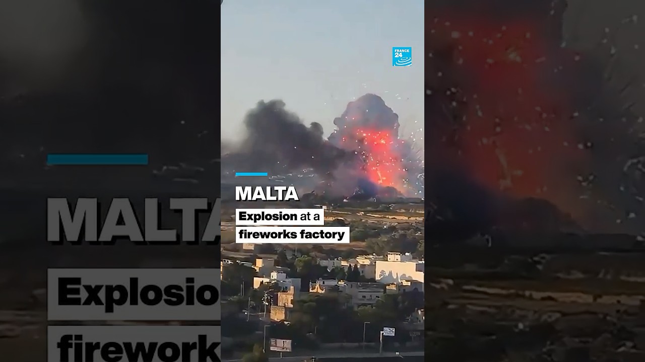 Malta: Explosion at a fireworks factory &bull; FRANCE 24 English