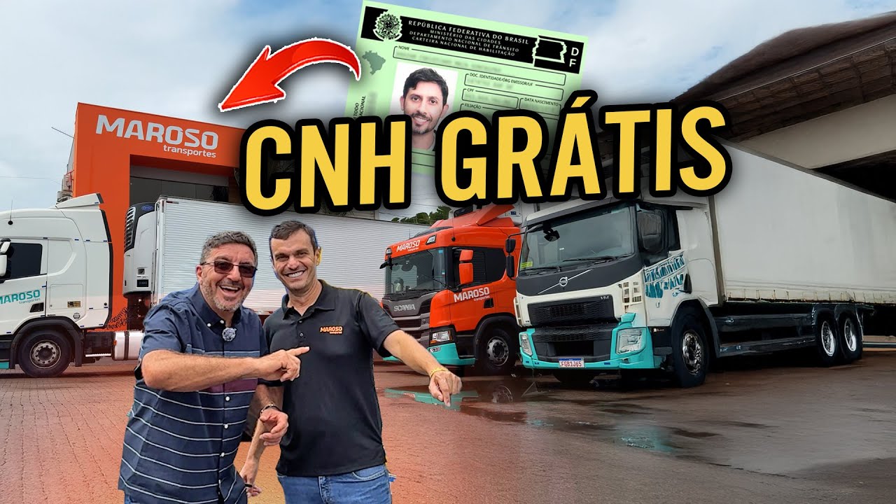 AQUI NA MAROSO TEM CNH GR&Aacute;TIS PARA OS MOTORISTAS
