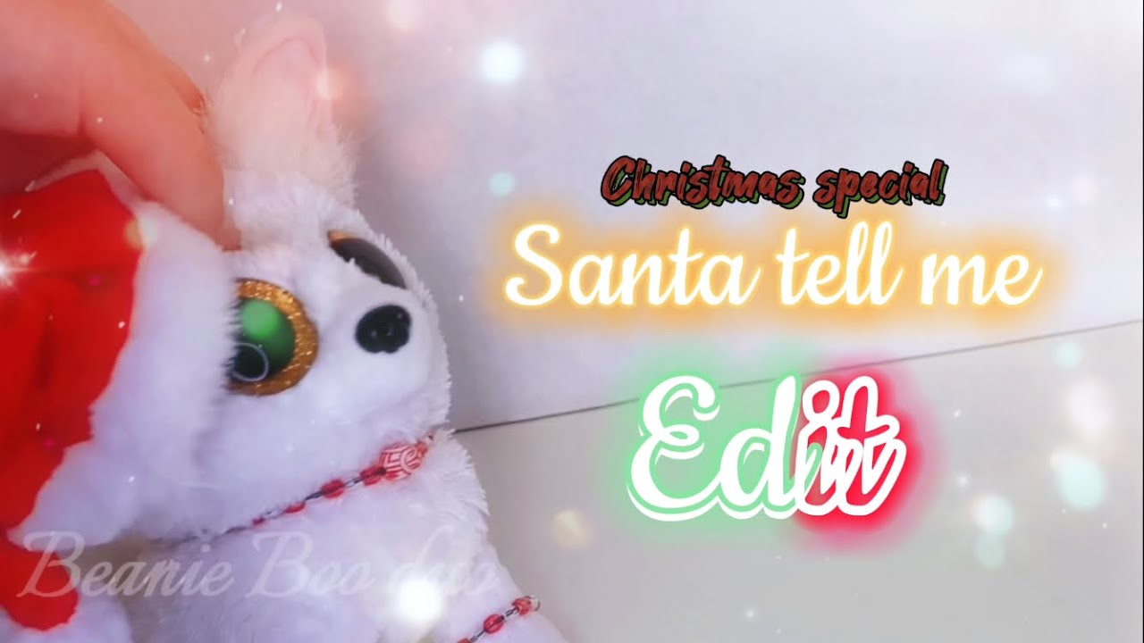 Santa tell me(edit) | ⚠️WARNING!Flashing lights | Christmas special