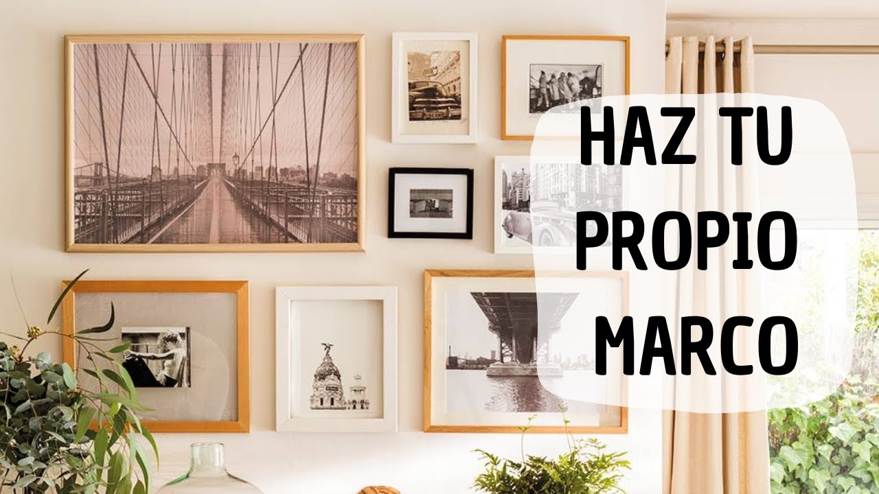 🖼COMO HACER UN MARCO EN MADERA O CUADRO PARA FOTOS🖼