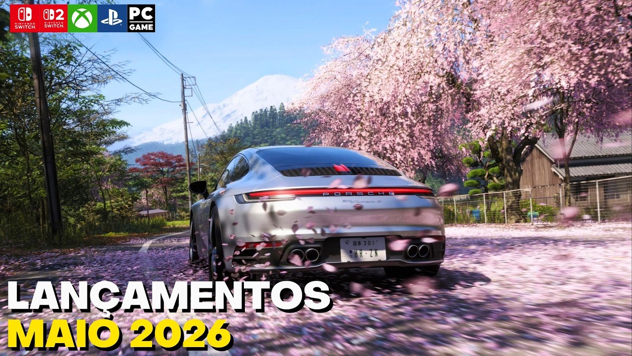 Top 11 LAN&Ccedil;AMENTOS de JOGOS MAIO 2026 (PS4/PS5/XBOX SERIES X-S/XBOX ONE/SWITCH/SWITCH 2 /PC)