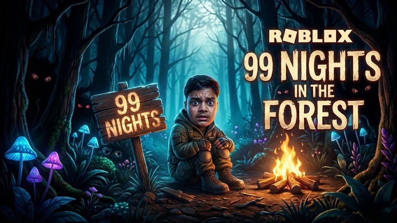 Can I Survive 99 Nights in the Forest? Roblox Horror Survival Gameplay