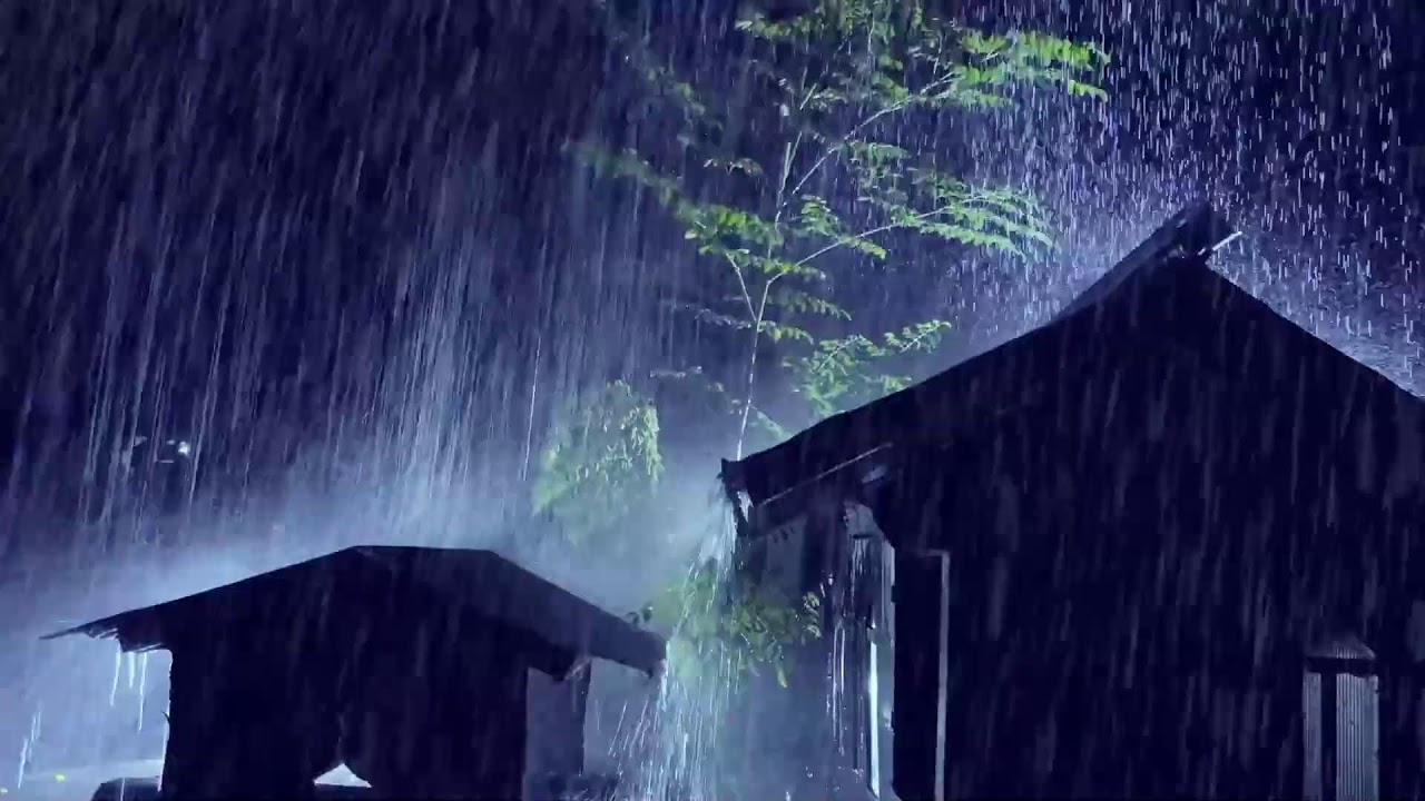 Intense Rain & Thunder White Noise for Insomnia