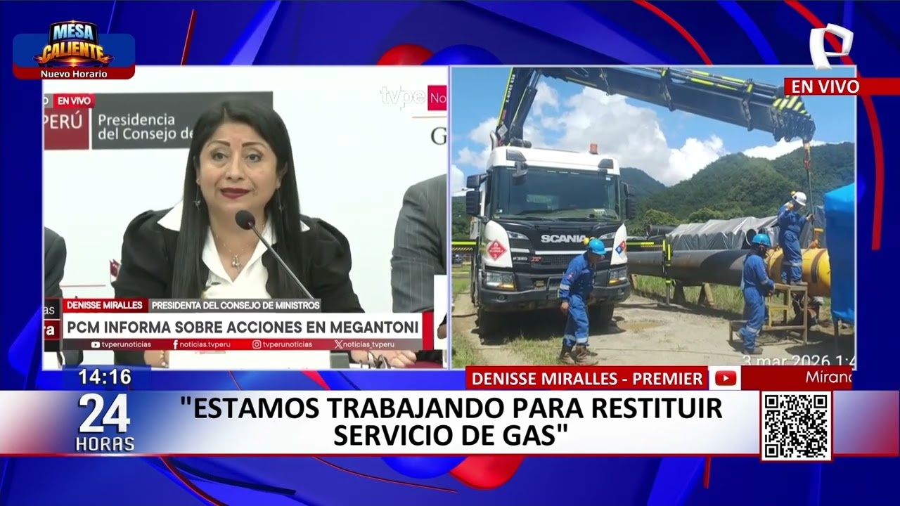 PCM informa plan de acciones por crisis del GNV