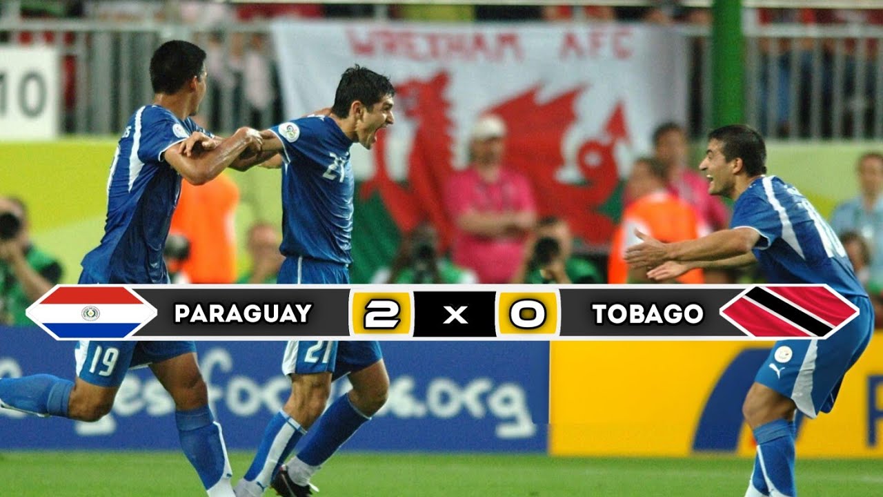 Парагвай 🇵🇾 × 🇹🇹 тринидад тобаго | 2 × 0 | ГЛАВНЫЕ МОМЕНТЫ | Все голы | Чемпионат мира 2006