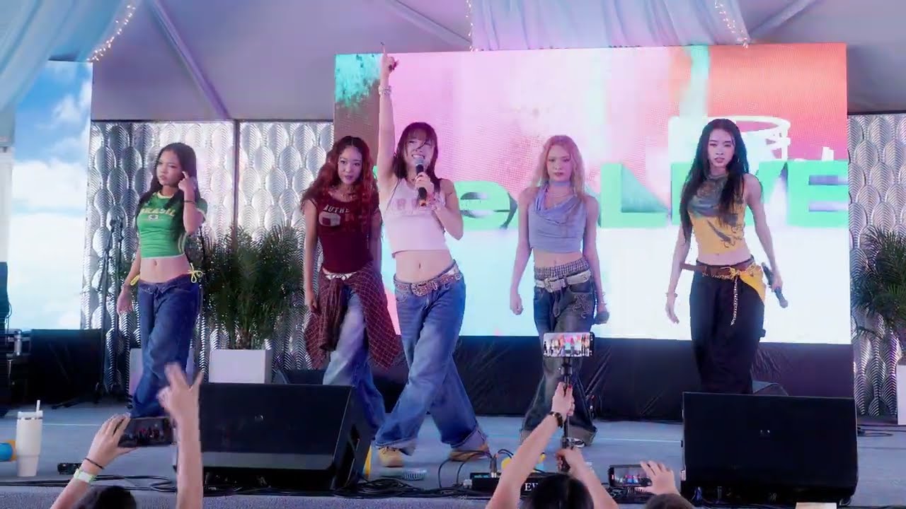 fiveALIVE pre-debut K-Pop performance in Los Angeles, October 25, 2025