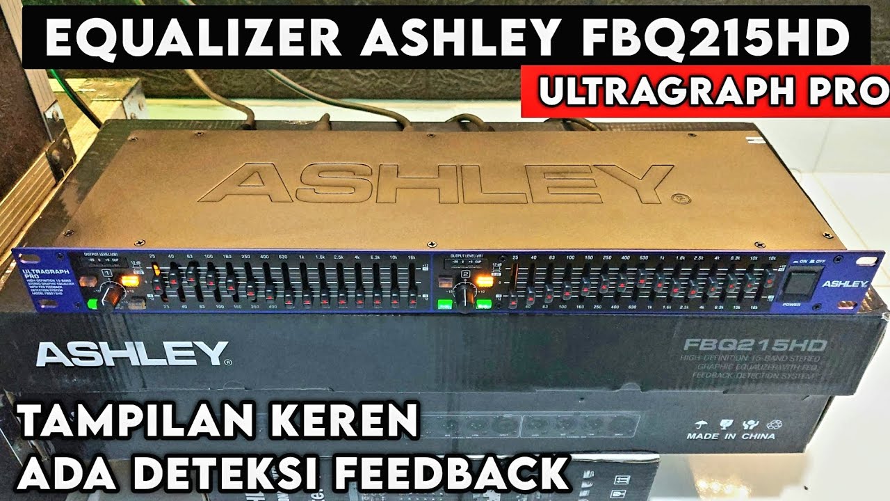 Equalizer ASHLEY FBQ215HD, harga murah minim nois
