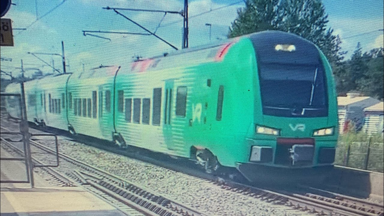 Tåg på Södertälje Syd station