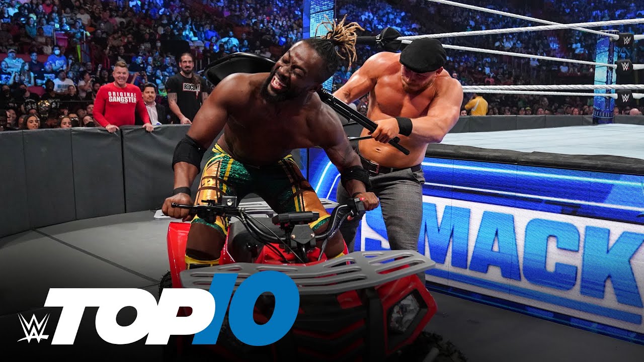 10 лучших моментов пятничного SmackDown: WWE Top 10, 4 марта 2022 г.