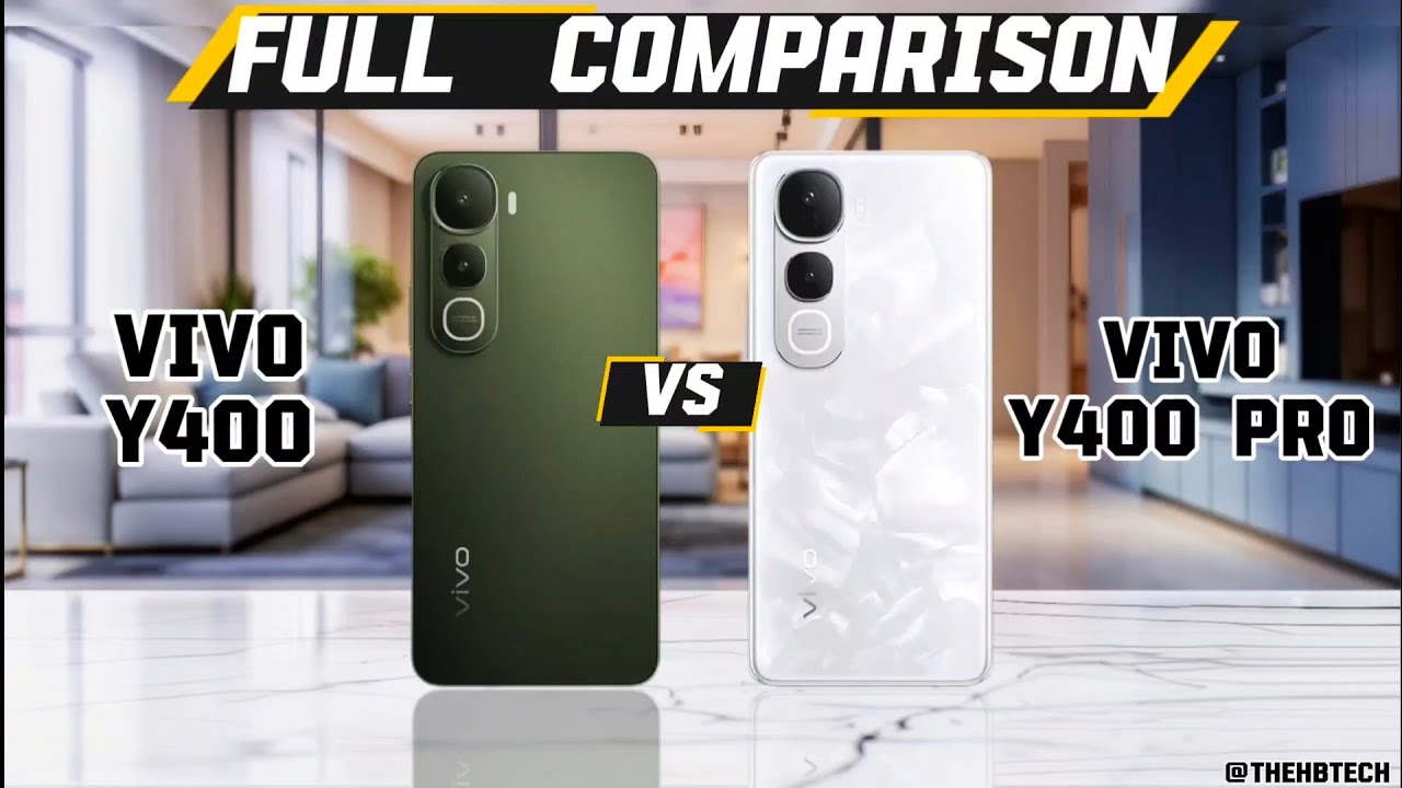 Vivo Y400 vs Vivo Y400 Pro ⚡|| Which One is best 🤔? Let's find out 🕵️...