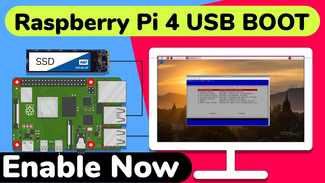 Raspberry Pi 4 USB BOOT SETUP || How To ENABLE USB BOOT On Raspberry Pi