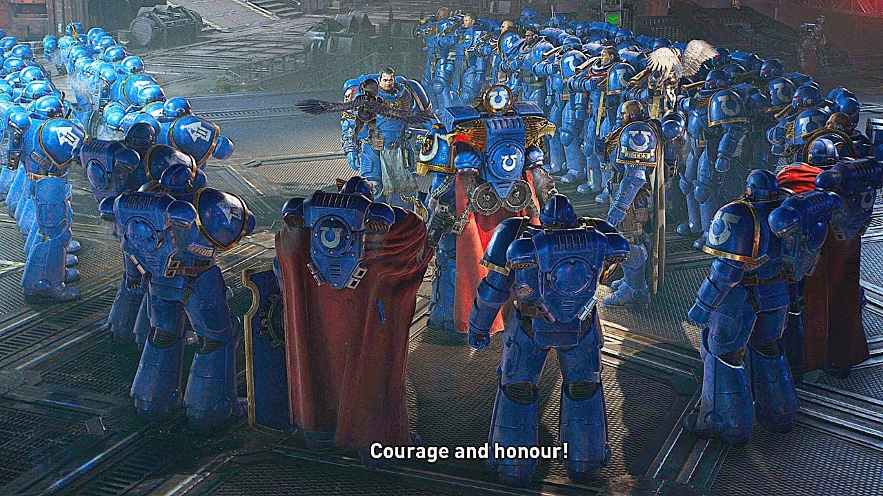 Titus Receives The Laurels Of Victory Scene - Warhammer 40K Space Marine 2