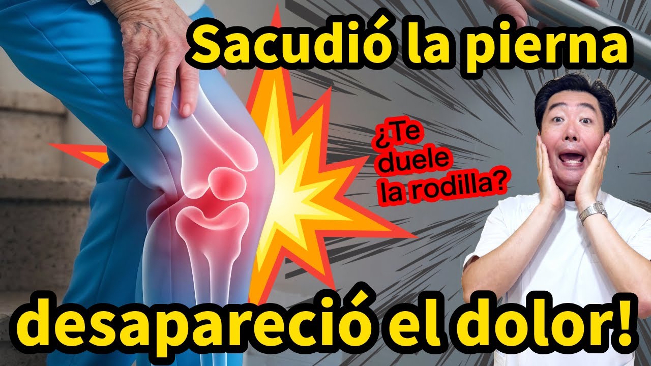 &iexcl;Empujar no sirve! El truco para el dolor de rodilla es sacudir y alinear