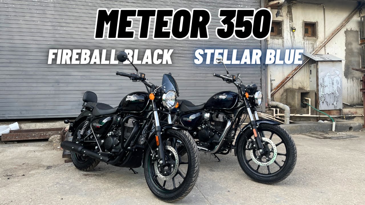 2024 RE Meteor Fireball Black vs Stellar Blue | Detailed Comparison | Motorxone