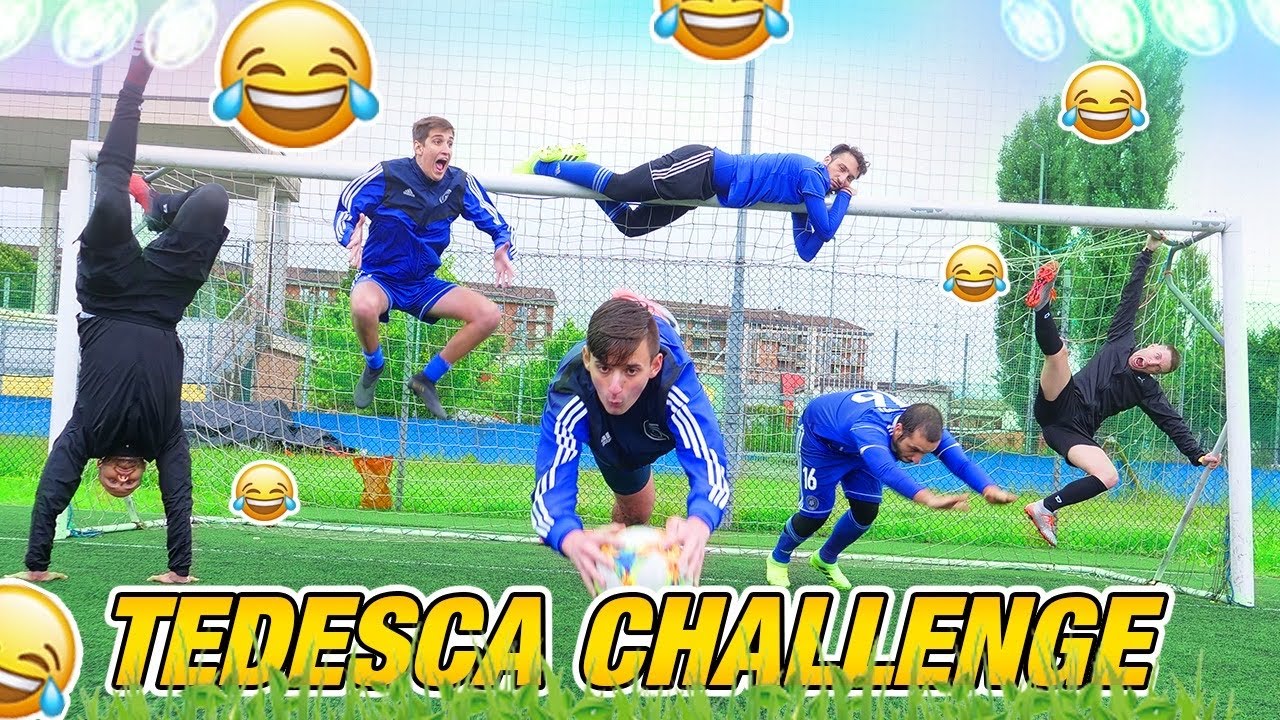 TEDESCA CHALLENGE con DONNARUMMA COURTOIS e NINJA - 75.000 LIKE rivincita in SPIAGGIA