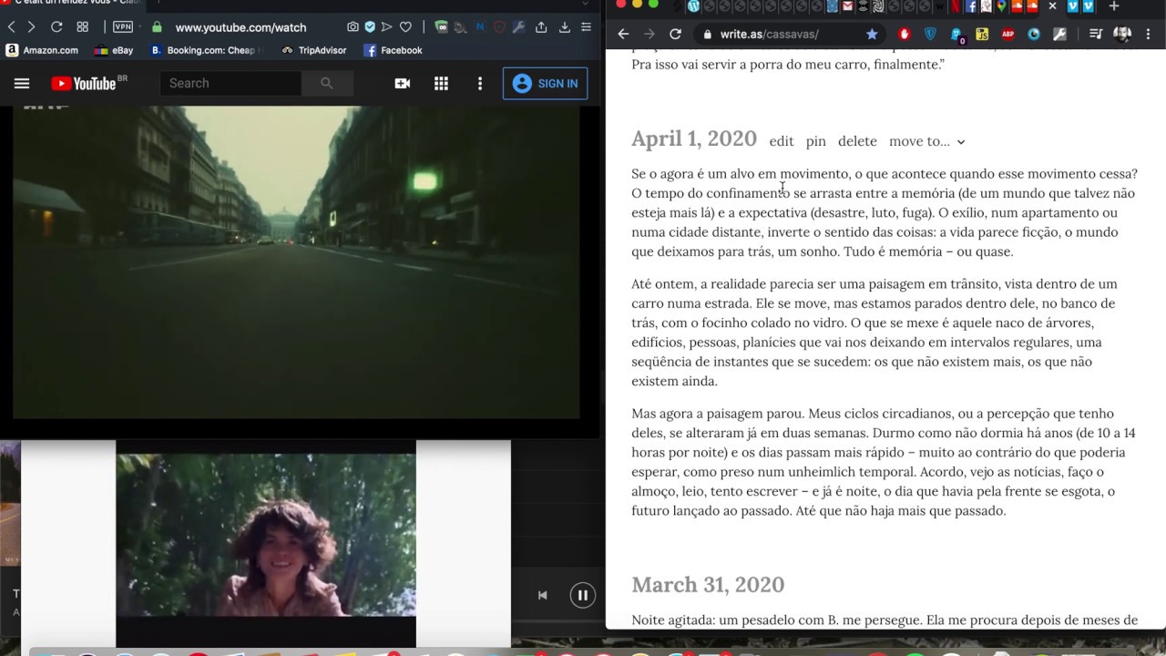 Parte 1 - Diário audiovisual de uma quarentena, por J.P. Cuenca