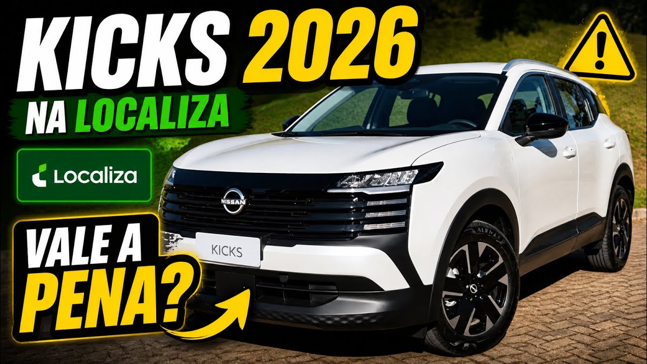 NOVIDADE - ALUGANDO NOVO KICKS 2026 NA LOCALIZA - Categoria GH #localiza #movida #kicks2026