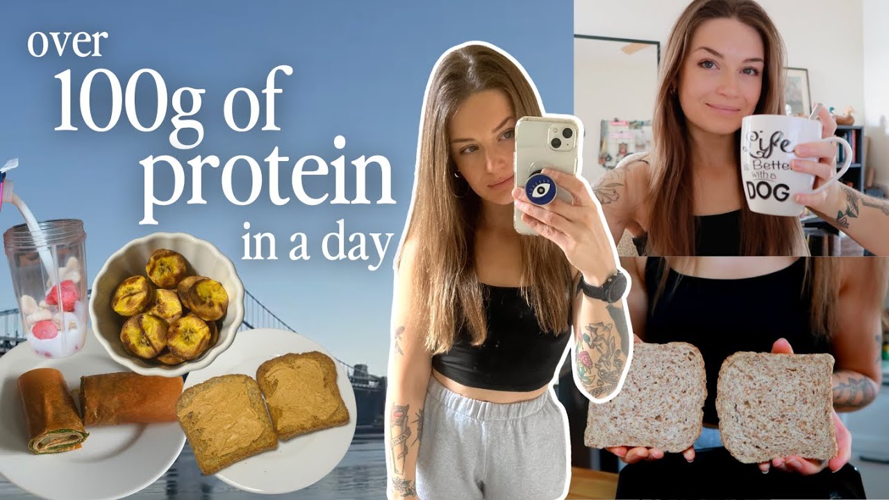 eating over 100g of vegan protein in a day | LOW EFFORT and inexpensive!