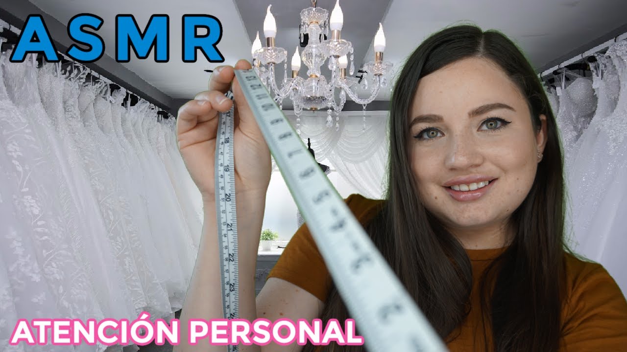 ASMR [ROLE-PLAY] TOMANDOTE MEDIDAS PARA TU VESTIDO DE NOVIA