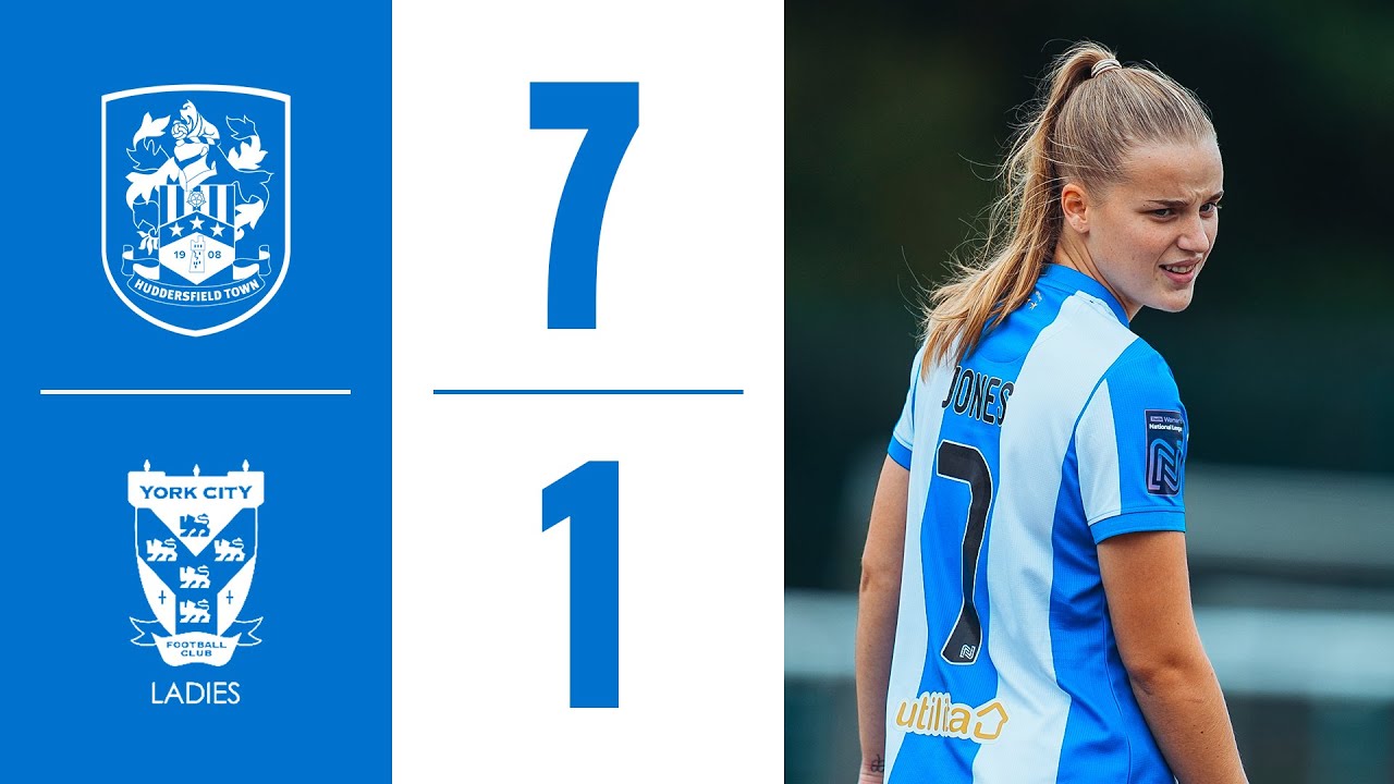 HIGHLIGHTS | Huddersfield Town Women 7-1 York City Women