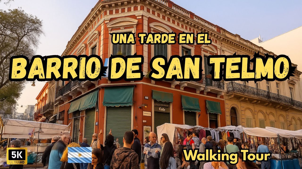 SAN TELMO 😍 La FERIA de la Calle Defensa Que ENAMORA a Todos