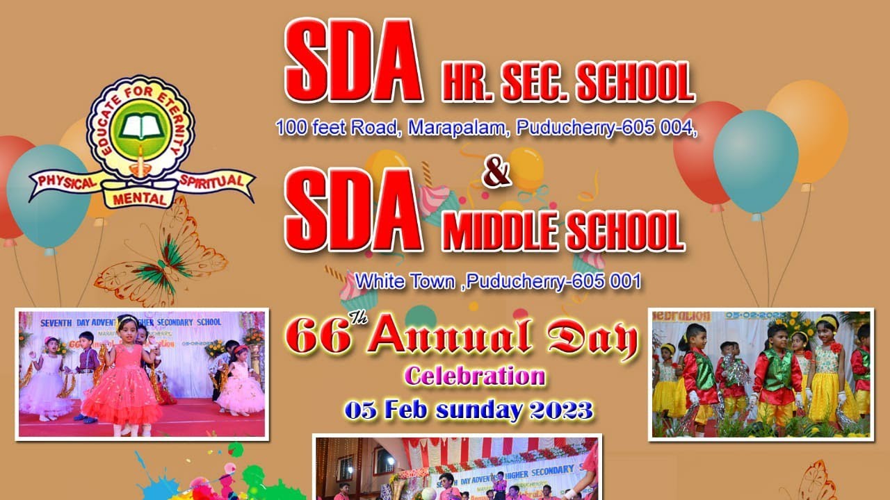 66th Annual Day Celebration - SDA School Marapalam & White Town