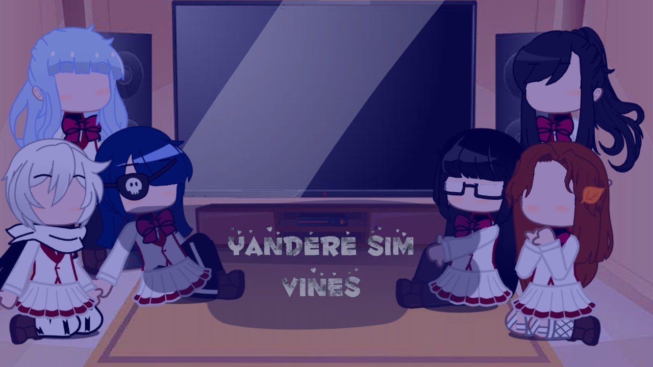 yandere simulator student council reacts to vines