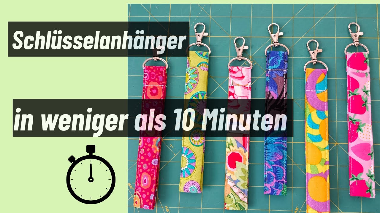 N&auml;hidee  - Schl&uuml;sselanh&auml;nger schnell und einfach selber n&auml;hen