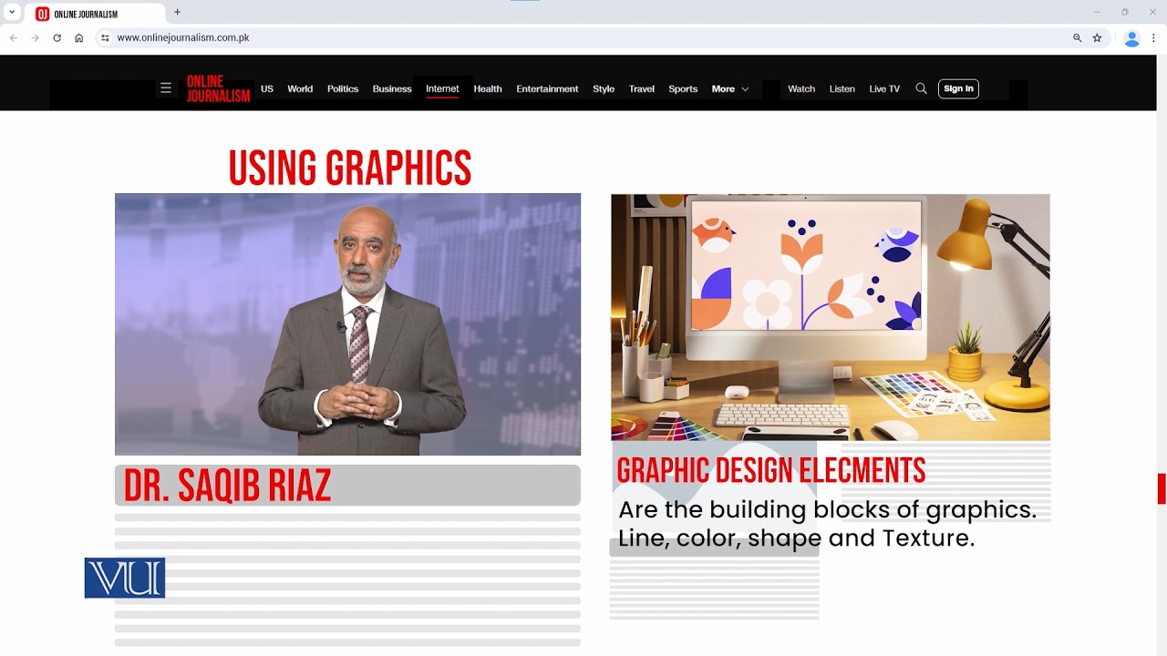 Using Graphic Design in Presentation of Content | Online Journalism | MCM517_Topic061