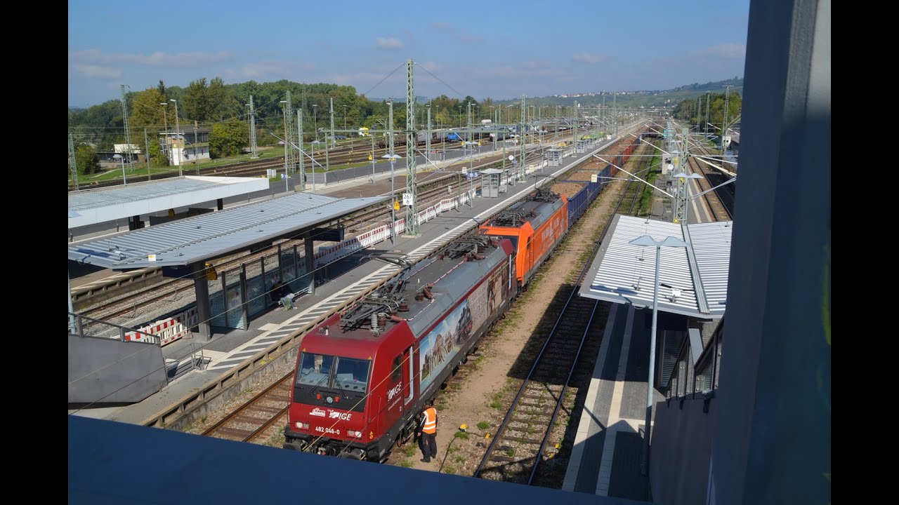 Jim Knopf und wir sind am Zug  als Dotra vor dem Rübenzug aus Weil am Rhein in die Schweiz
