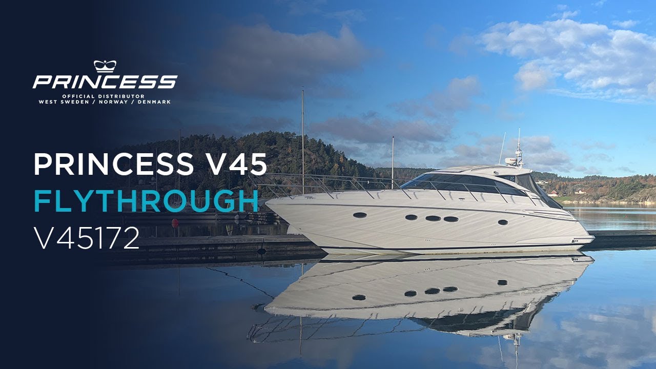 Princess V45 (2012) V45172 - flythrough  * FOR SALE