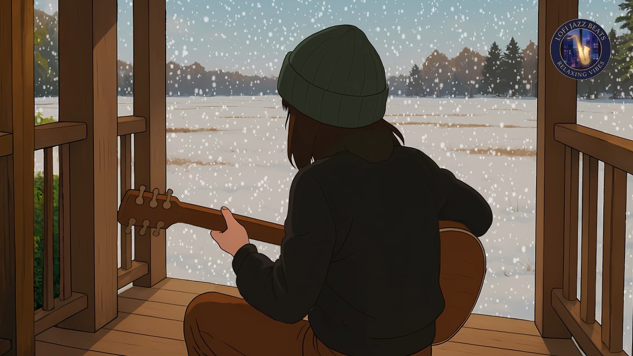 Winter Serenity ☕ Relaxing Acoustic Guitar for Work, Study & Inner Peace