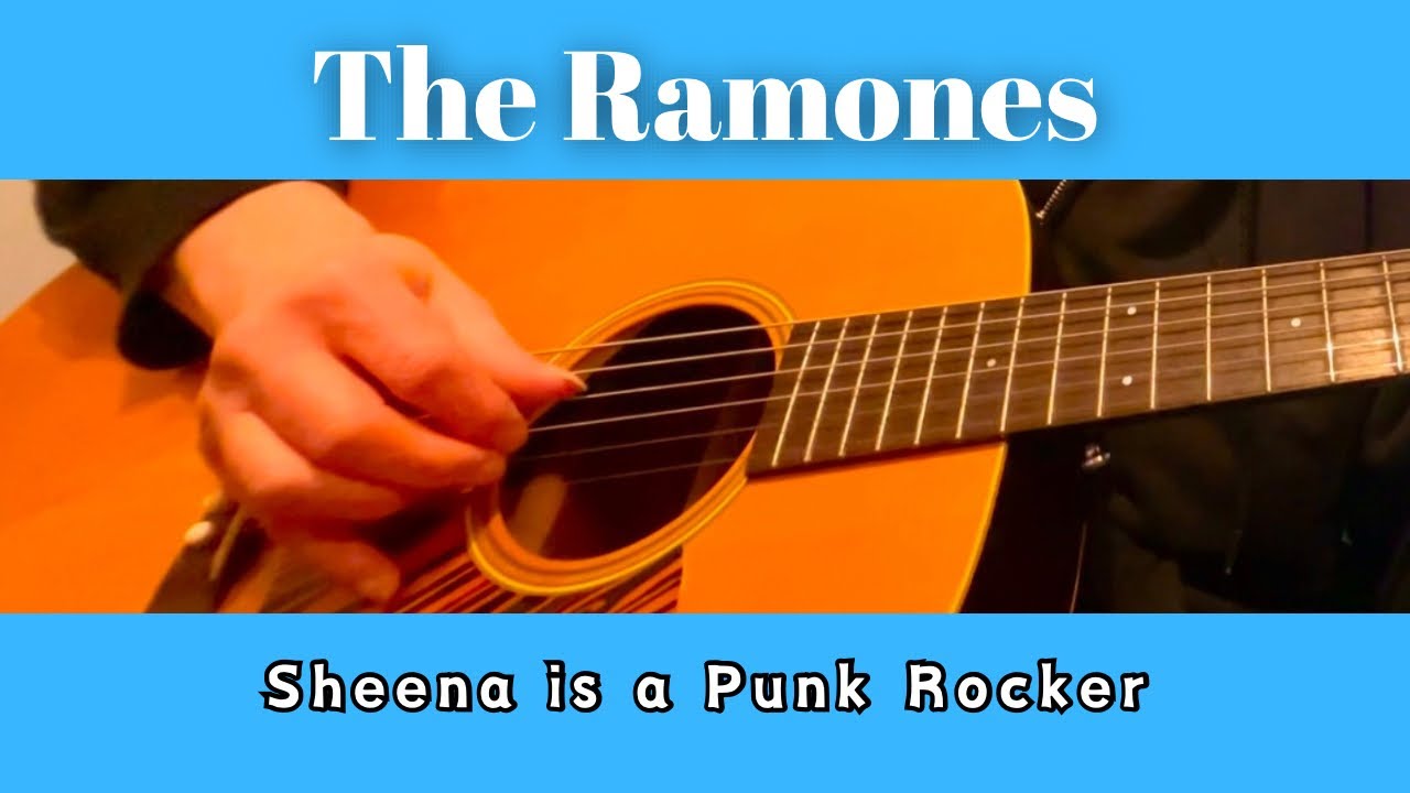 The Ramones - Sheena is a Punk Rocker - Fingerstyle Guitar - (Collings CJ-35 Varnish)