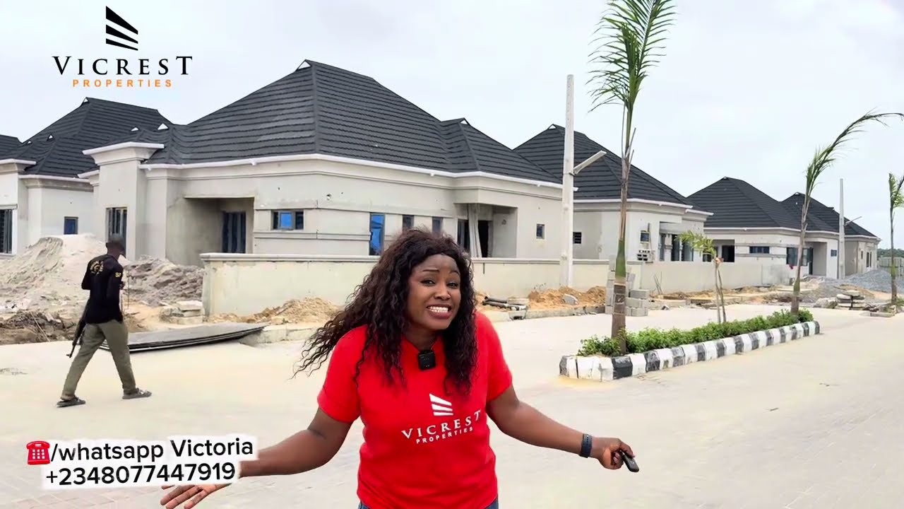 House for sale in Lekki Lagos Nigeria  Luxury 3/4Bedroom Bungalow with Swimming Pool ibeju Lekki 3m