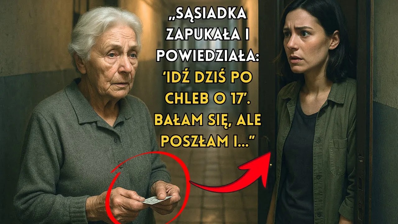 „Sąsiadka zapukała i powiedziała: ‘Idź dziś po chleb o 17’. Bałam się, ale poszłam i…”