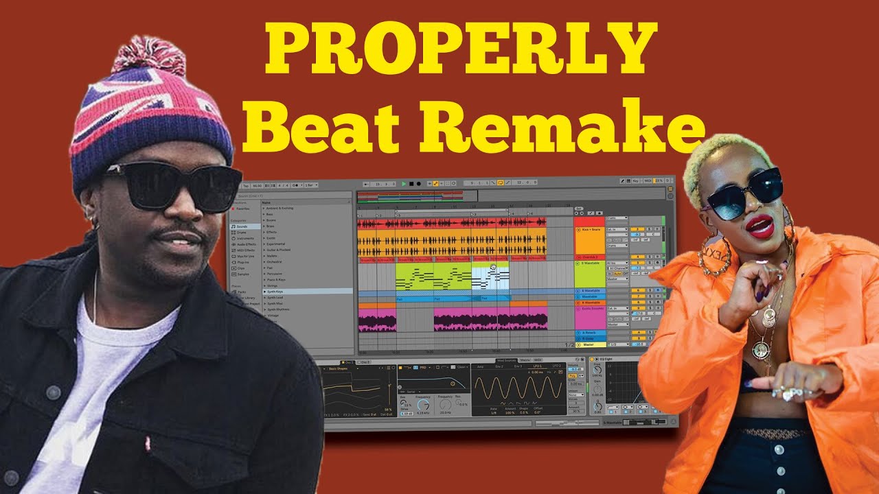 How to produce Properly Nyashinski ft Femi one (Beat Remake)