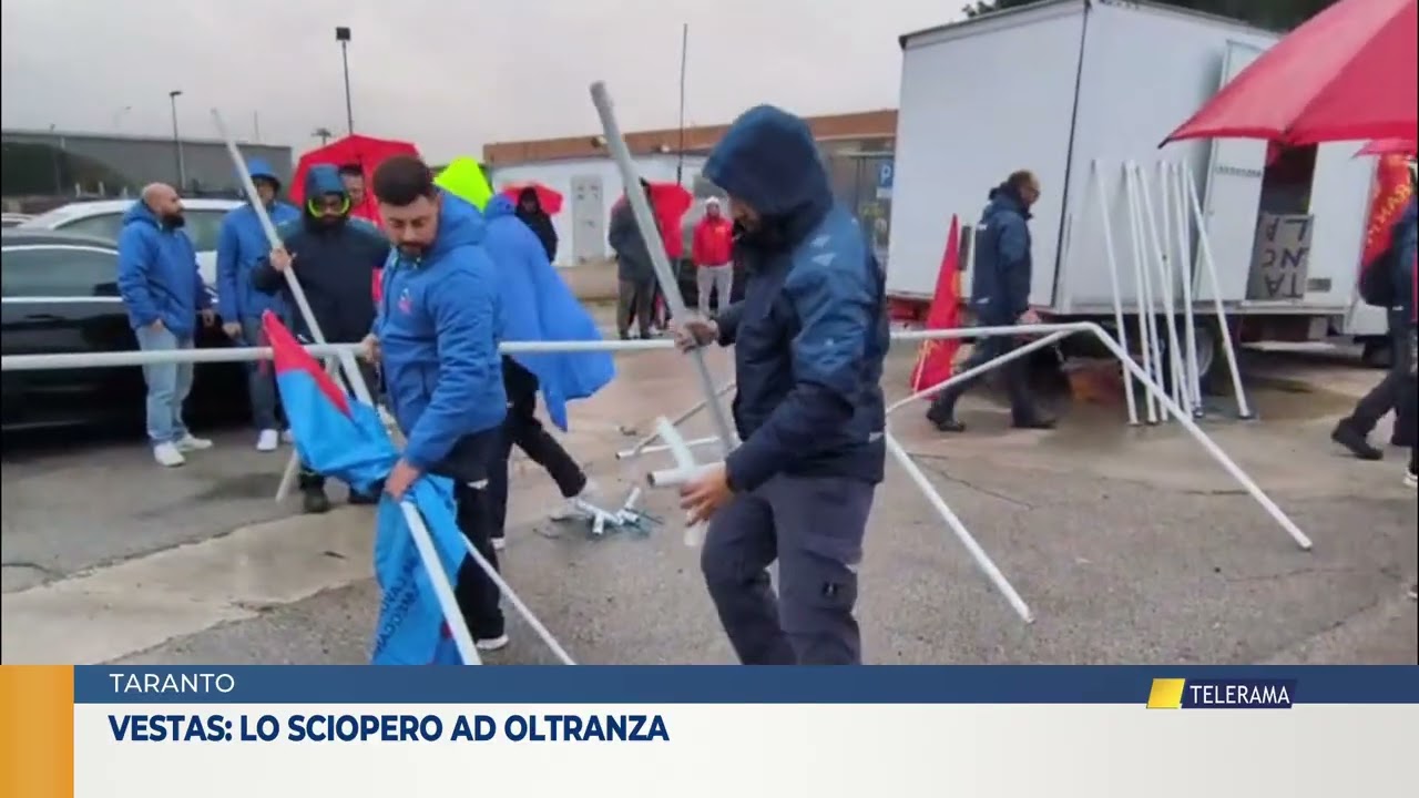 Taranto, Vestas: lo sciopero a oltranza
