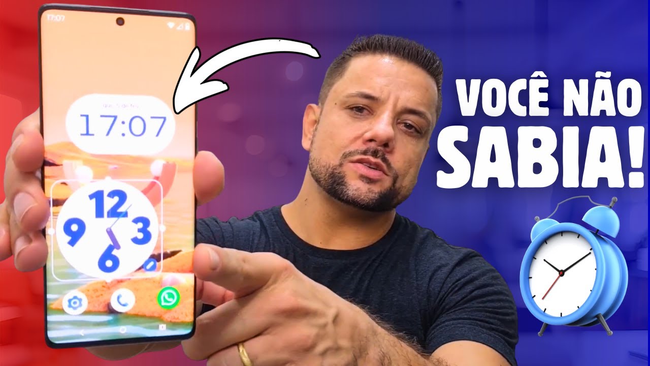 PASSO A PASSO: Como Alterar o Estilo do Relógio Na Tela Do Motorola Moto G85 5G
