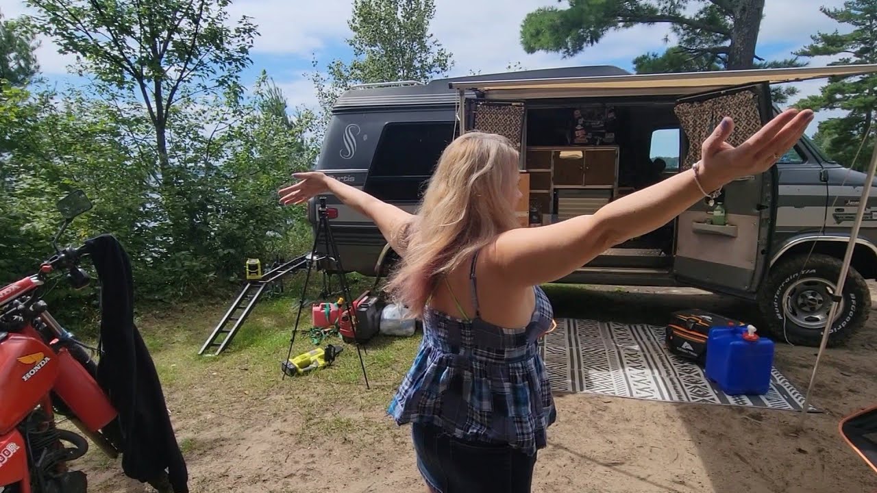 van camping // dumont lake 🇨🇦