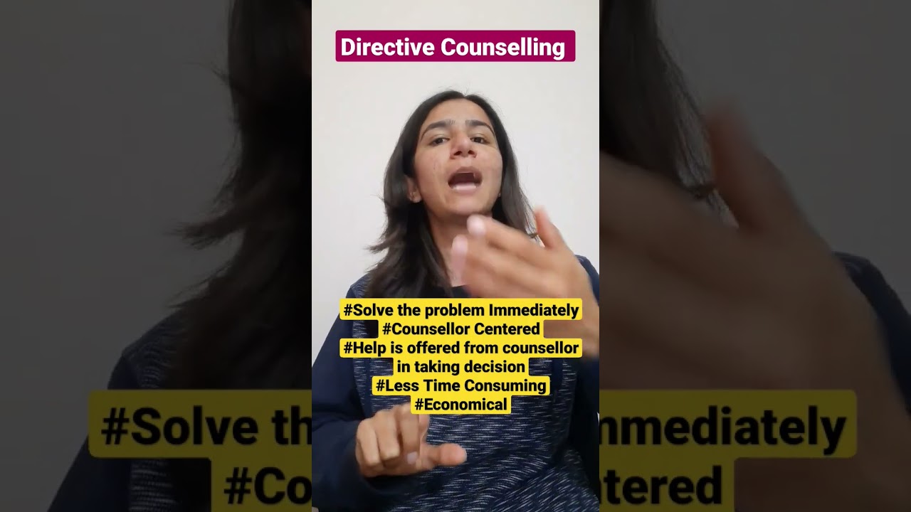 Directive Counselling (E.G.Williamson) Steps of Directive Counselling By Ravina @InculcateLearning