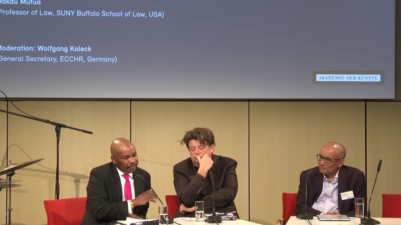 COLONIAL REPERCUSSIONS - Panel on TWAIL with Antony Anghie, Makau Mutua and Wolfgang Kaleck
