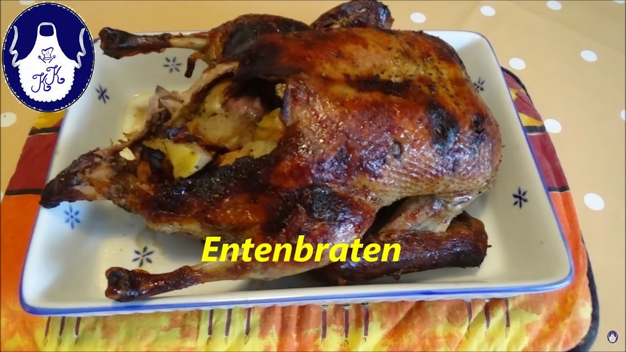 Entenbraten , im Bratschlauch
