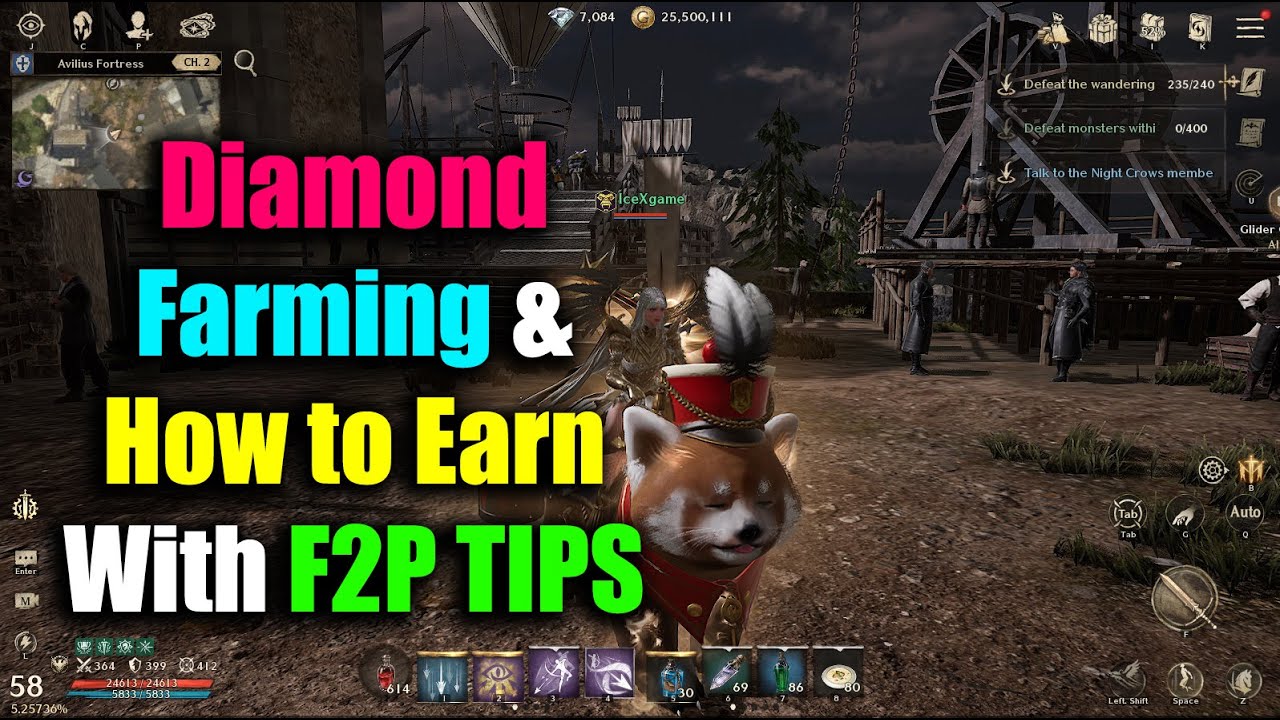 Night Crows Diamond Farming и как заработать с помощью бесплатных советов