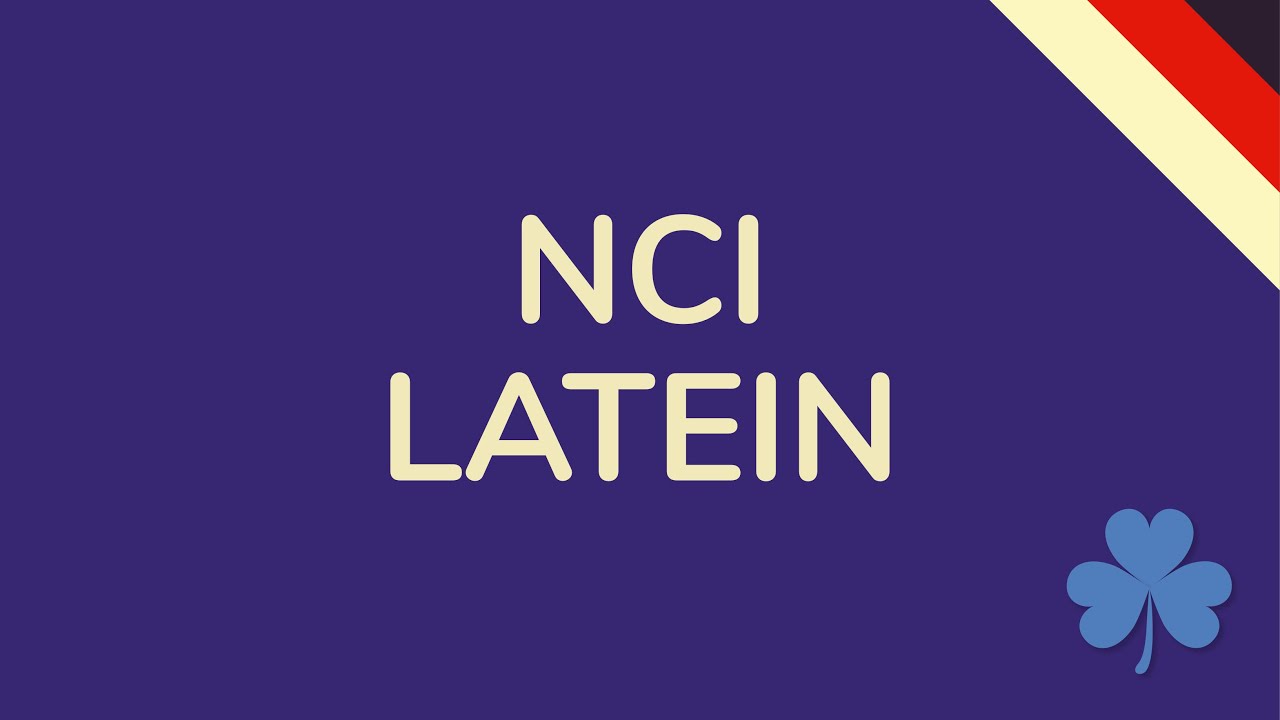 NCI LATEIN / Nominativus cum Infinitivo Latein (animiert) 🇩🇪