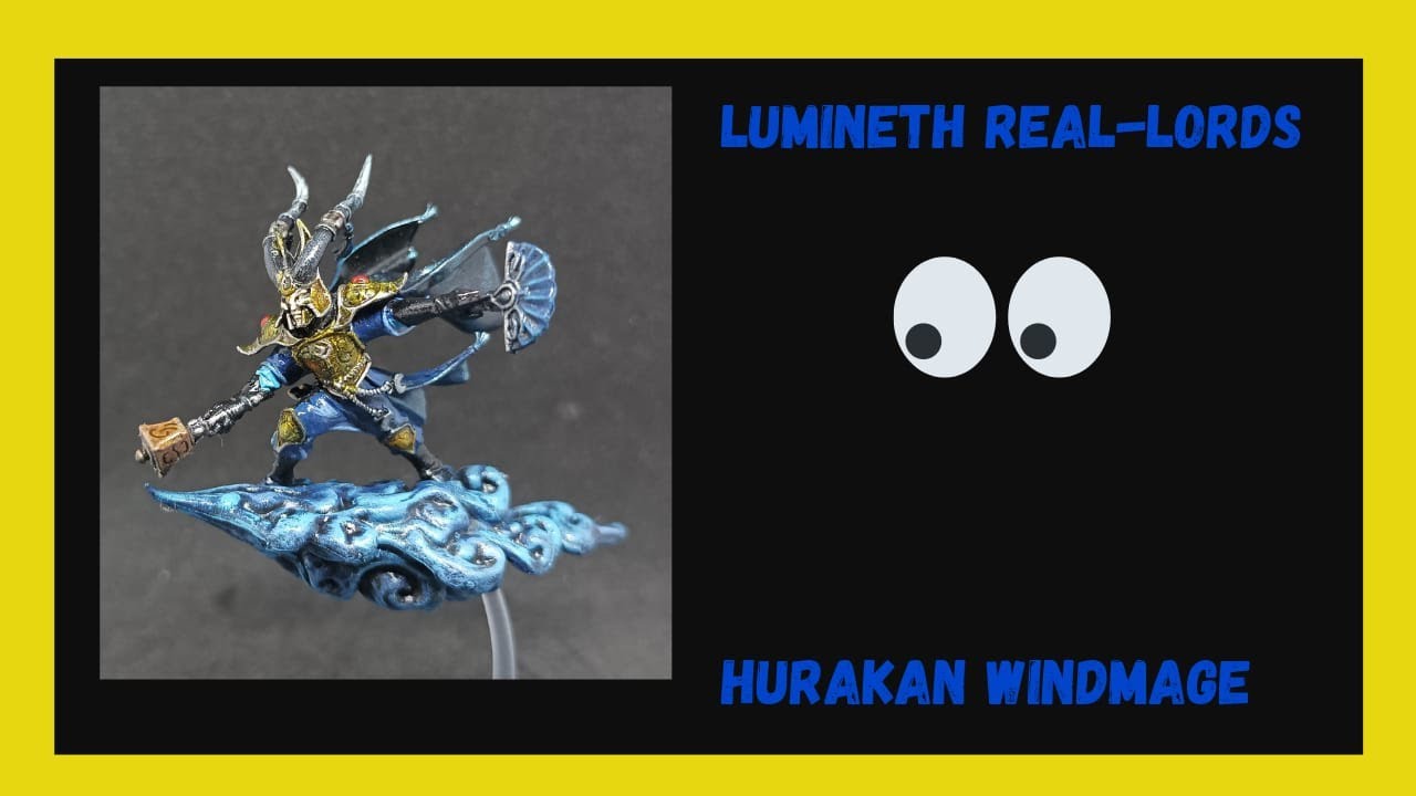 ☁️How to paint HURAKAN WINDMAGE☁️💙 // Como pintar ejercito LUMINETH REALM LORDS