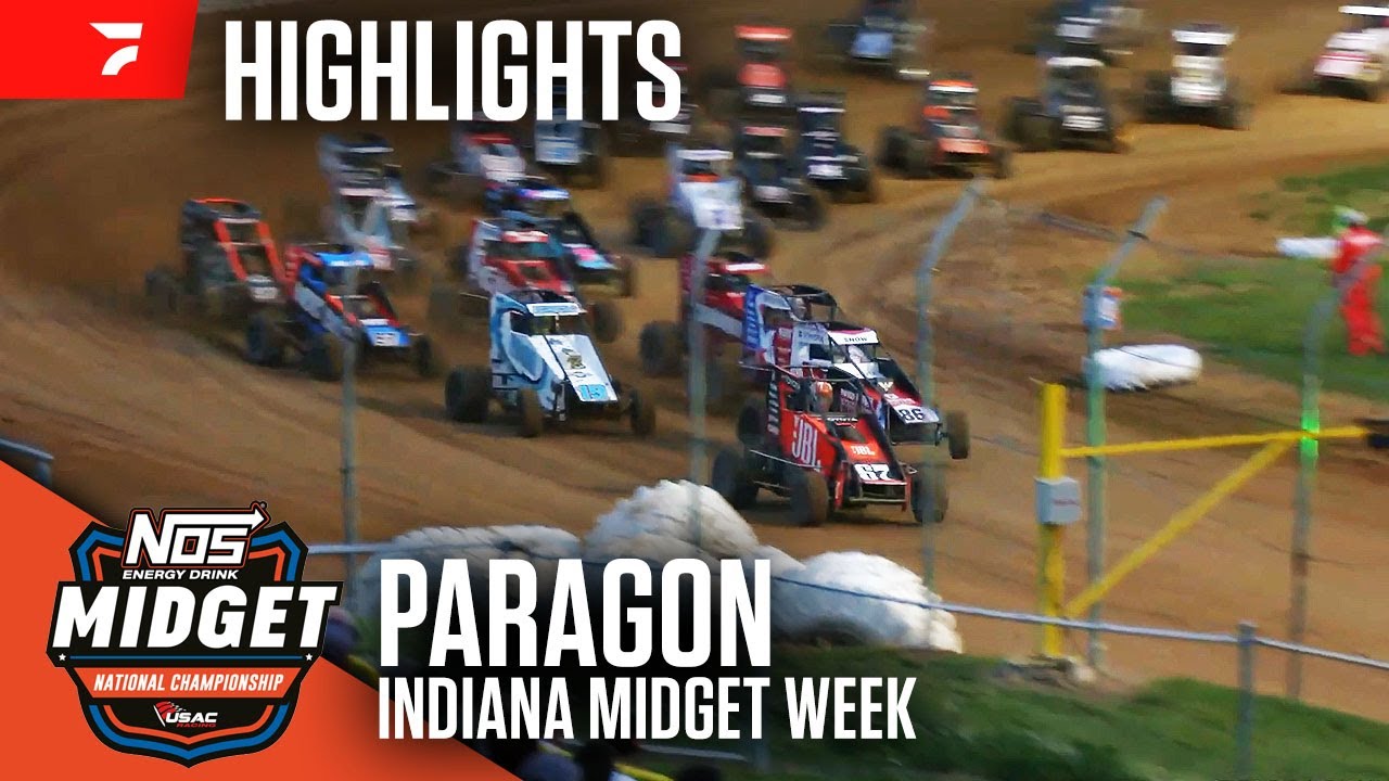 Indiana Midget Week Round #2 | USAC Midgets at Paragon Speedway 6/4/25 | Highlights